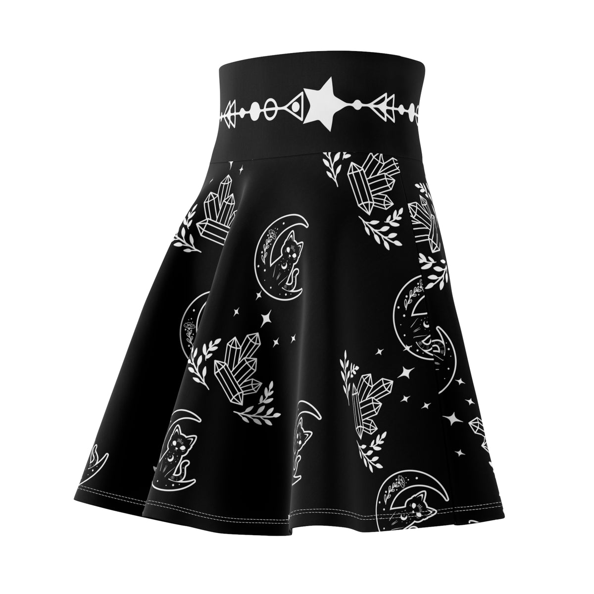 Mystical Paws Skater Skirt