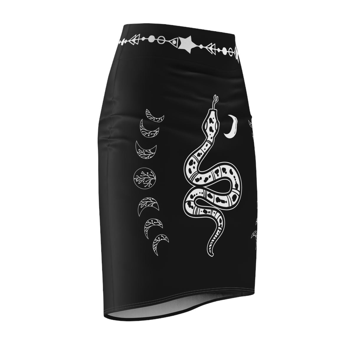 Mystical Snake Pencil Skirt