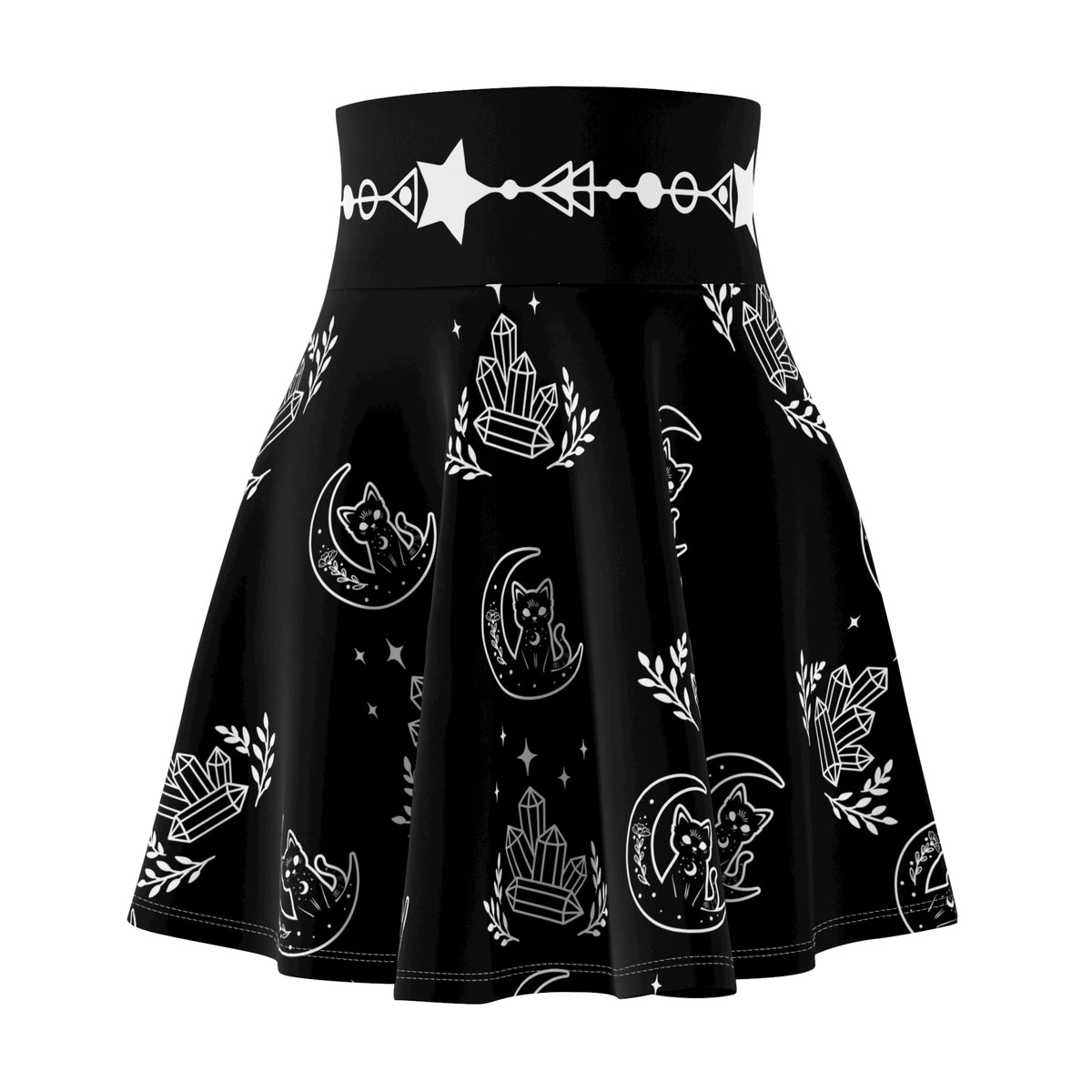 Mystical Paws Skater Skirt