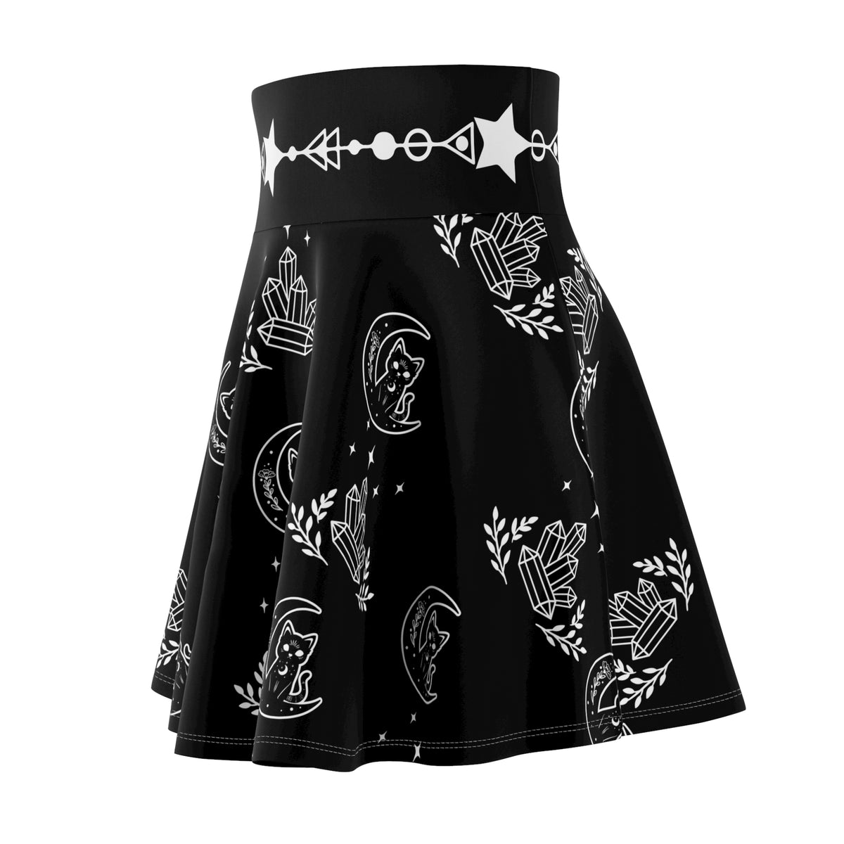 Mystical Paws Skater Skirt