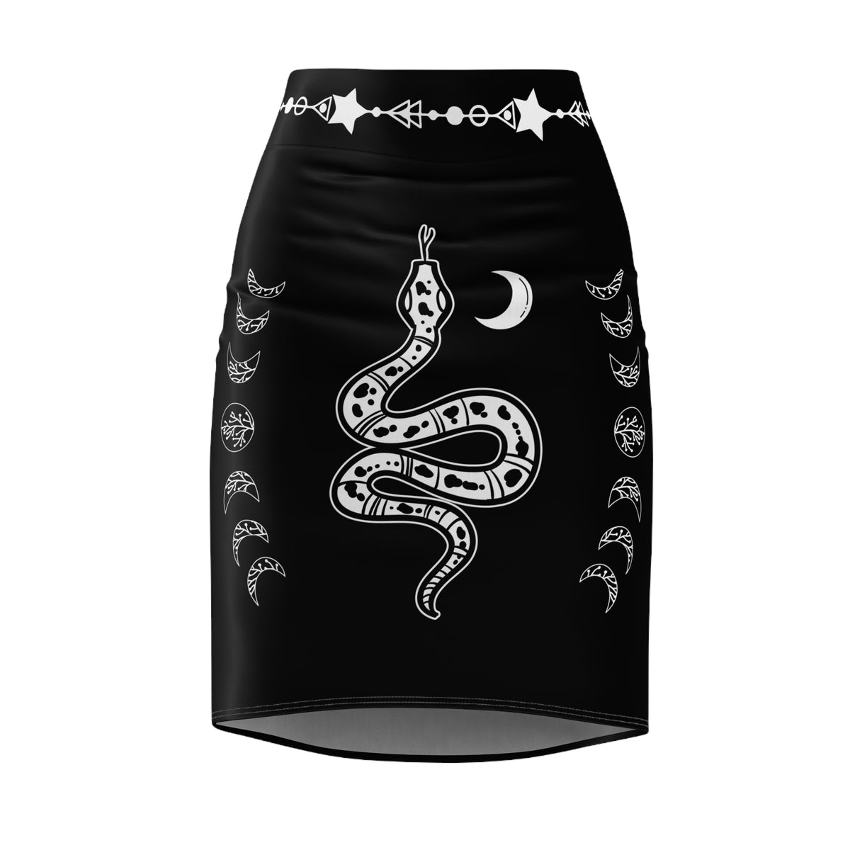 Mystical Snake Pencil Skirt