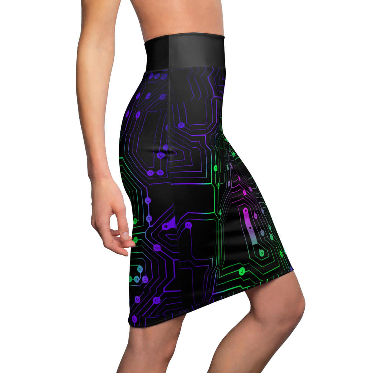 Neo Circuit Pencil Skirt