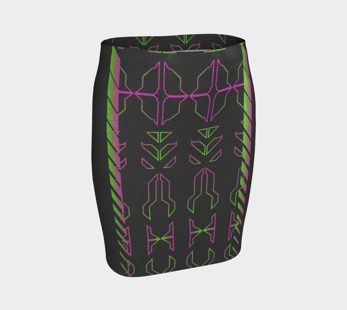 Oni Pulse Pencil Skirt