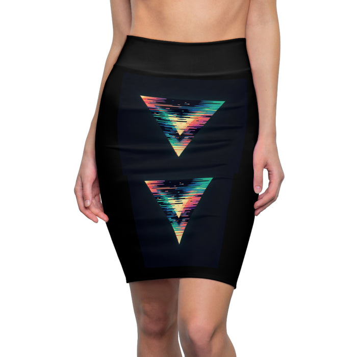 Skewed Triform Pencil Skirt