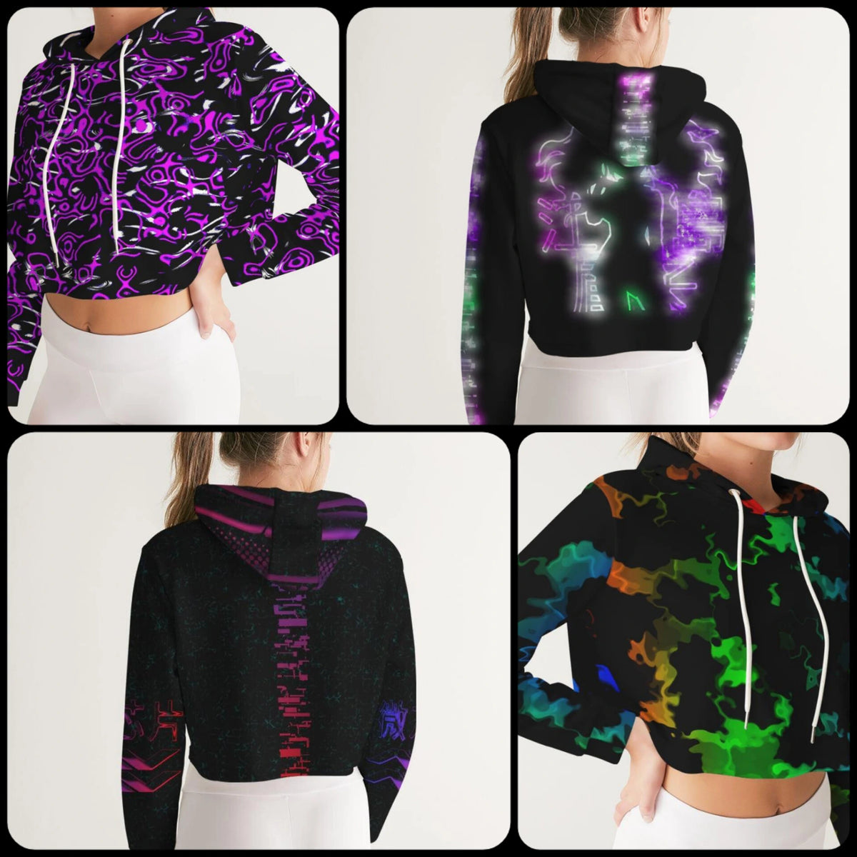 cropped graphic hoodies innitiwear