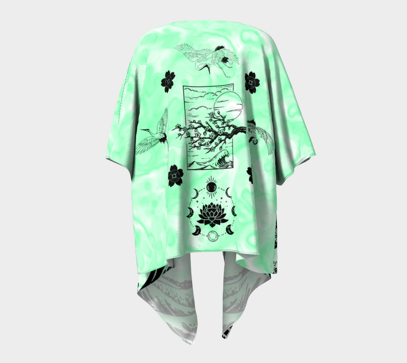 Lotus Night Kimono