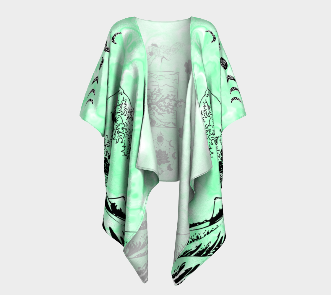 Lotus Night Kimono